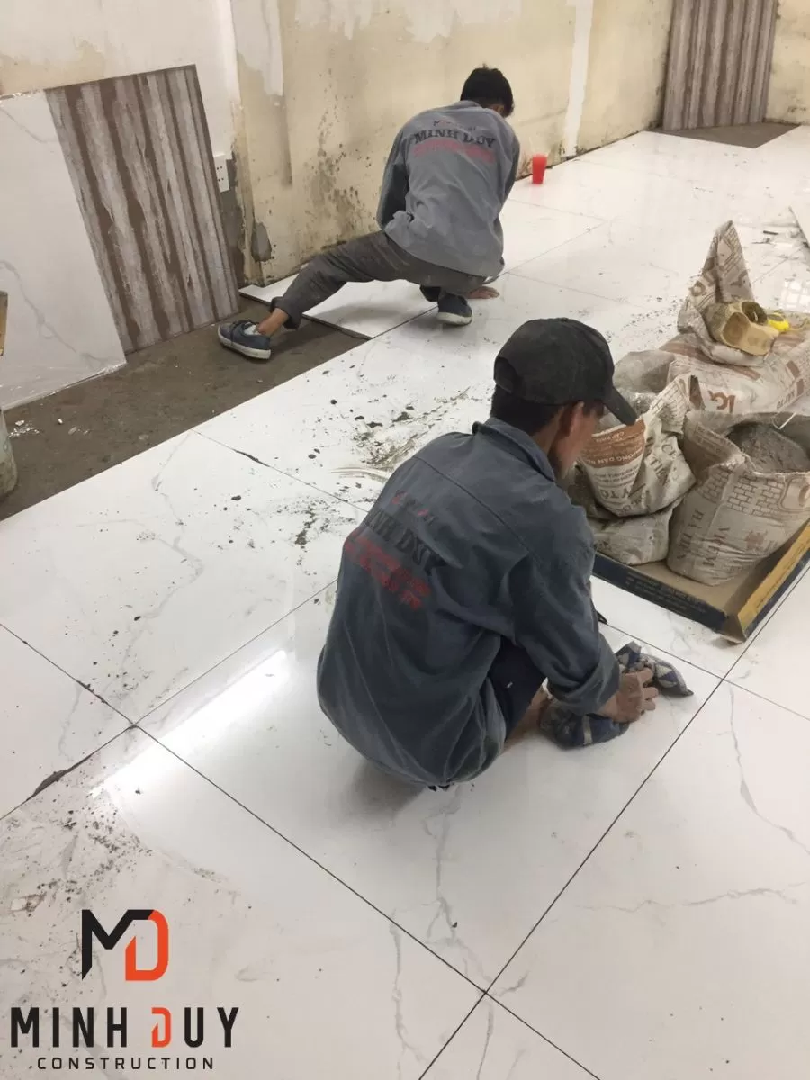 Nội dung phần hoàn thiện công trình sửa chữa chung cư 815 Nguyễn Trãi, Quận 5 - 8