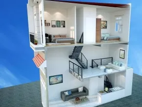 Xây nhà 1 trệt 1 lầu giá khoảng bao nhiêu tiền?