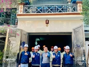 Dự án thi công nhà phố phần thô thực tế tại Phú Mỹ, Quận 7