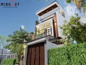 Dự án thi công xây nhà trọn gói tại xã Hưng Long, Bình Chánh từ Xây Dựng Minh Duy
