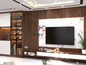 Mẫu thiết kế nội thất nhà phố đẹp, hiện đại