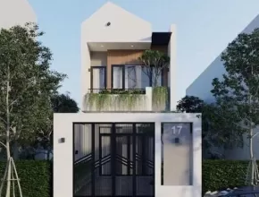 10 mẫu nhà 1 trệt 1 lầu đơn giản, đẹp mắt