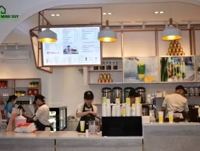 Dịch vụ thiết kế, thi công quán trà sữa