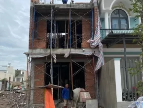 Bàn giao công trình nhà phố 1 trệt 2 lầu tại Đồng Nai