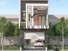 Chi tiết dự án thi công xây nhà trọn gói 1 trệt 1 lầu tại Phường 11, Quận 10