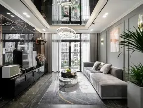 Thiết kế & thi công phòng khách trọn gói: Kiến tạo không gian hiện đại, sang trọng và đẳng cấp.