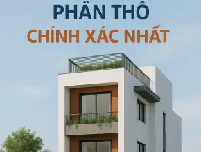 Cách tính diện tích xây dựng phần thô chính xác nhất