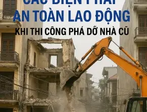 Các biện pháp an toàn lao động khi thi công phá dỡ nhà cũ