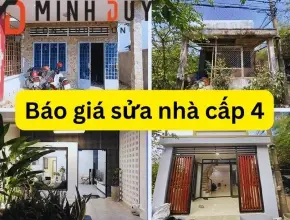 Báo giá sửa nhà cấp 4 chi tiết nhất 2026 - Minh bạch và Không phát sinh