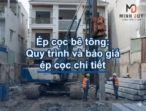 Ép cọc bê tông: Quy trình và báo giá ép cọc chi tiết 2026