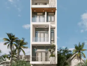 Bàn giao dự án xây nhà trọn gói Quận 12 - Nhà phố 4 tầng hiện đại (CĐT: Anh Hữu)