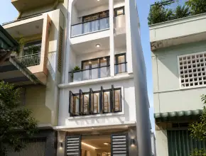 Xây nhà trọn gói Quận 11 - Dự án nhà phố 1 trệt 3 lầu anh Phước tại Lê Thị Bạch Cát