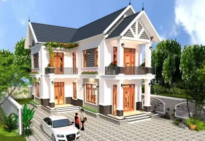 10+ mẫu nhà 2 tầng mái thái dưới 1 tỷ đáng xây dựng