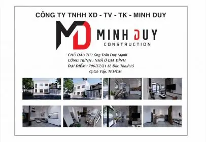 Xây Dựng Minh Duy: Công ty xây dựng Quận Gò Vấp uy tín – Giải pháp chất lượng, chi phí tối ưu
