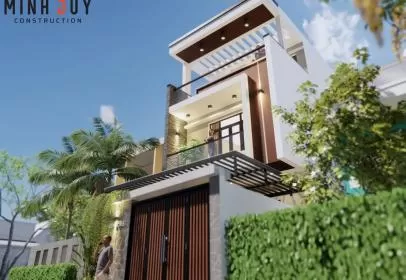 Dự án thi công xây nhà trọn gói tại xã Hưng Long, Bình Chánh từ Xây Dựng Minh Duy