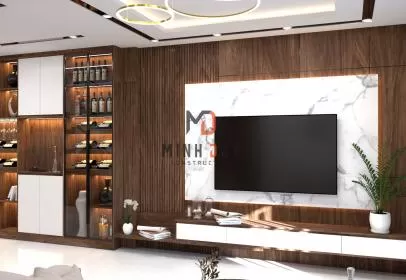 Mẫu thiết kế nội thất nhà phố đẹp, hiện đại