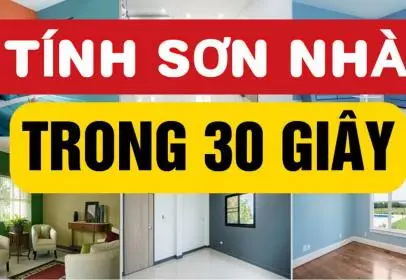 Cách tính chi phí sơn nhà chính xác nhất