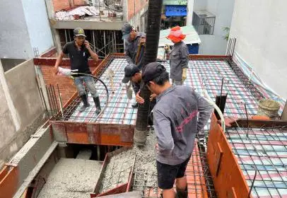 Kỹ thuật đổ bê tông cột, dầm, sàn chuẩn - Đảm bảo chất lượng phần thô