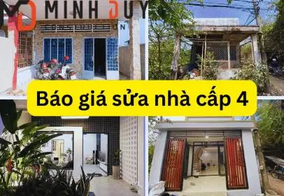Báo giá sửa nhà cấp 4 chi tiết nhất 2026 - Minh bạch và Không phát sinh