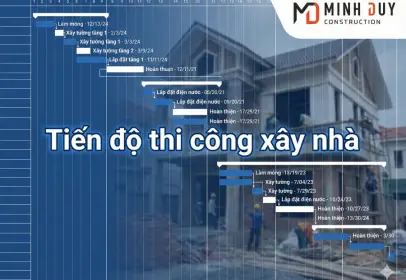 Tiến độ thi công xây nhà: Quy chuẩn, mốc nghiệm thu và cách xử lý chậm trễ