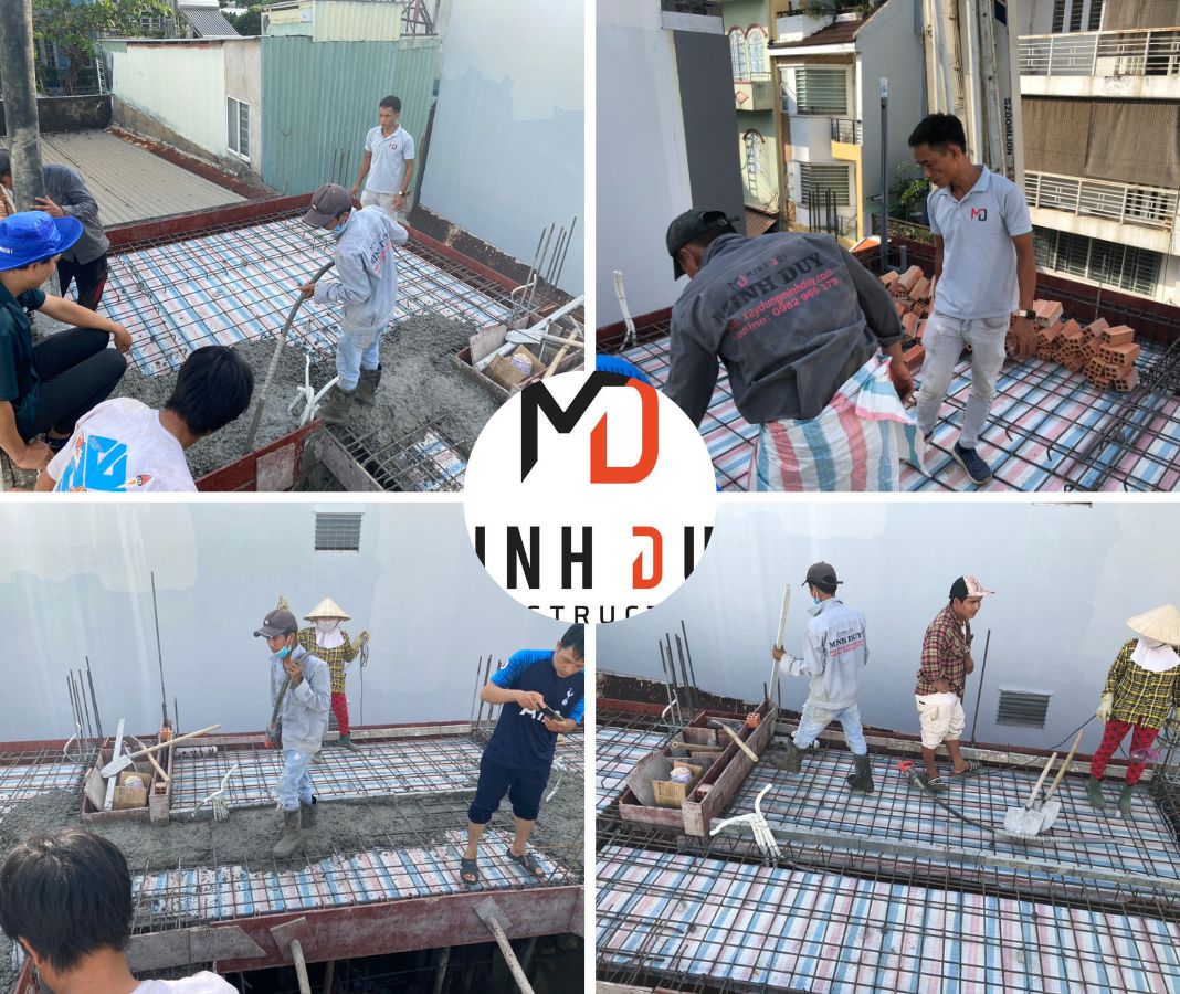 Xây dựng phần thô và nhân công hoàn thiện tại Xây Dựng Minh Duy