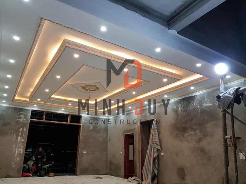 Đơn giá thi công trần thạch cao trọn gói - Xây Dựng Minh Duy
