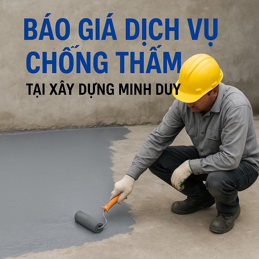 báo giá dịch vụ chống thấm