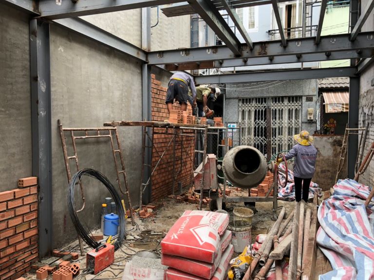 Xây dựng nhà tiền chế Lê Văn Lương, Quận 7