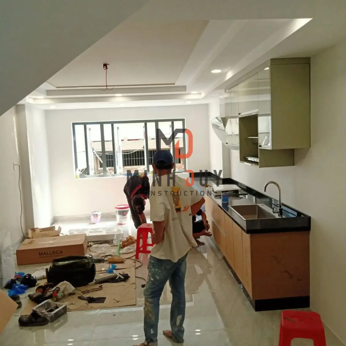 Thi c&ocirc;ng nh&agrave; bếp x&acirc;y nh&agrave; trọn g&oacute;i Quận 11 anh Phước L&ecirc; Thị Bạch C&aacute;t