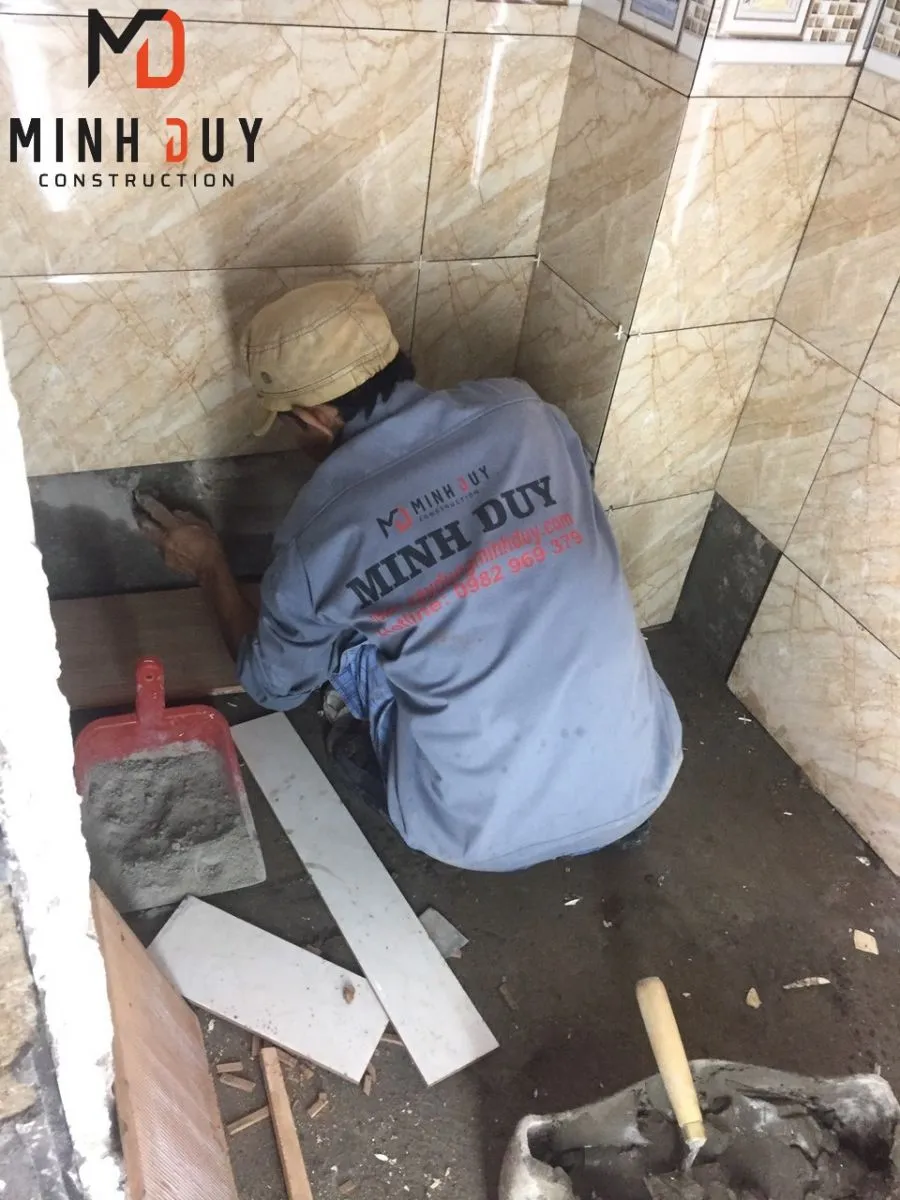 Nội dung phần hoàn thiện công trình sửa chữa chung cư 815 Nguyễn Trãi, Quận 5 - 7