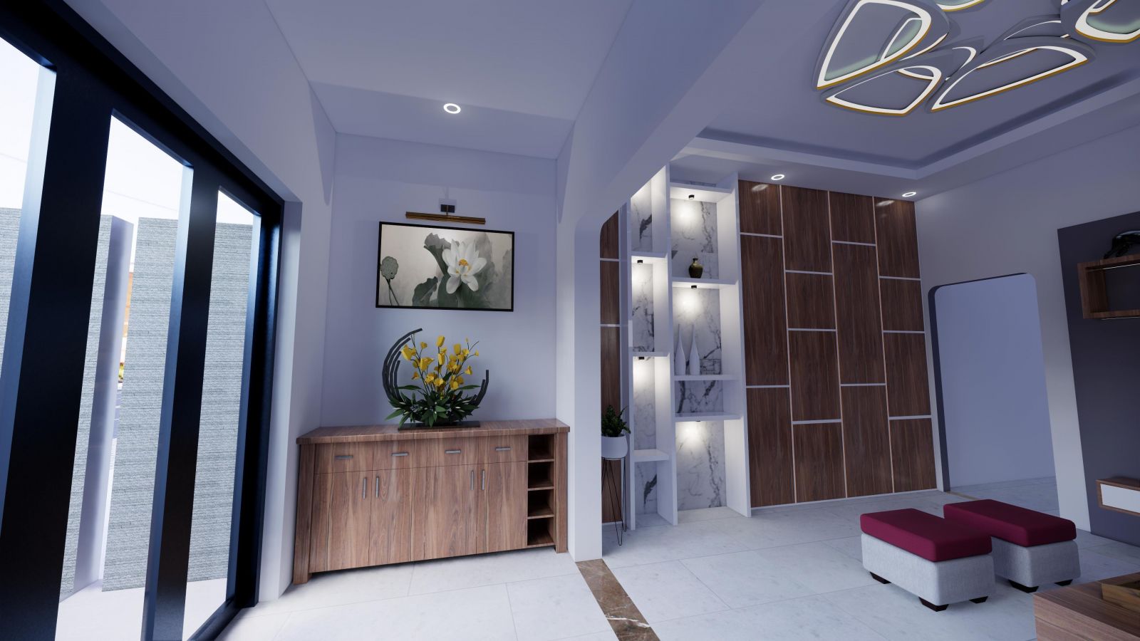 Nhà cấp 4 lột xác hoàn toàn sau quá trình cải tạo