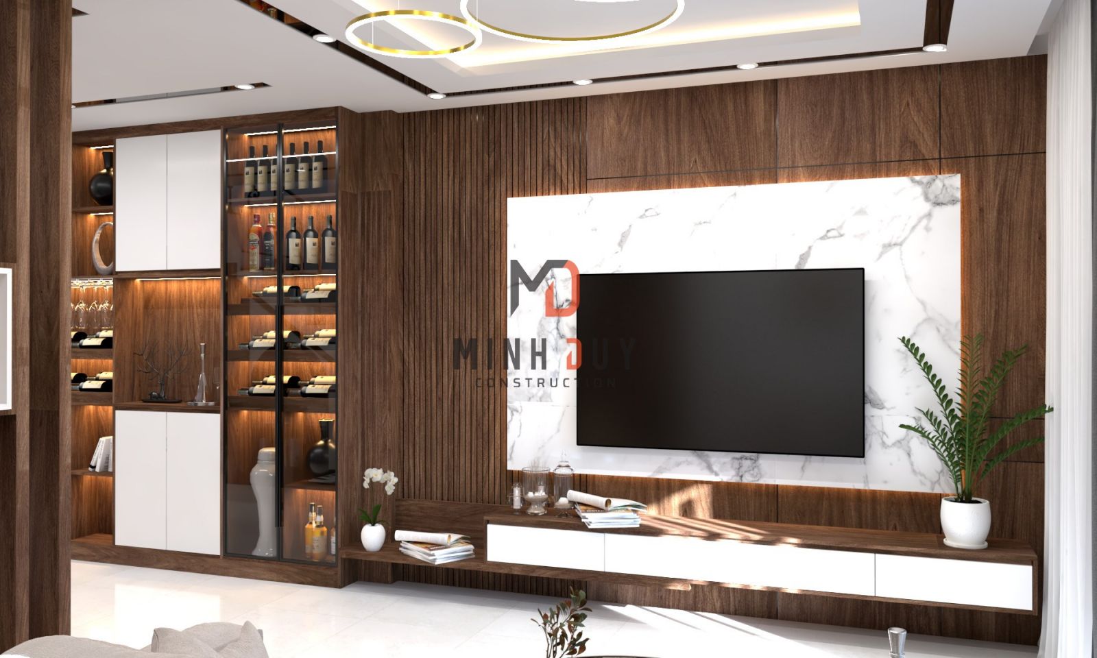 Mẫu thiết kế nội thất nhà phố từ Xây Dựng Minh Duy