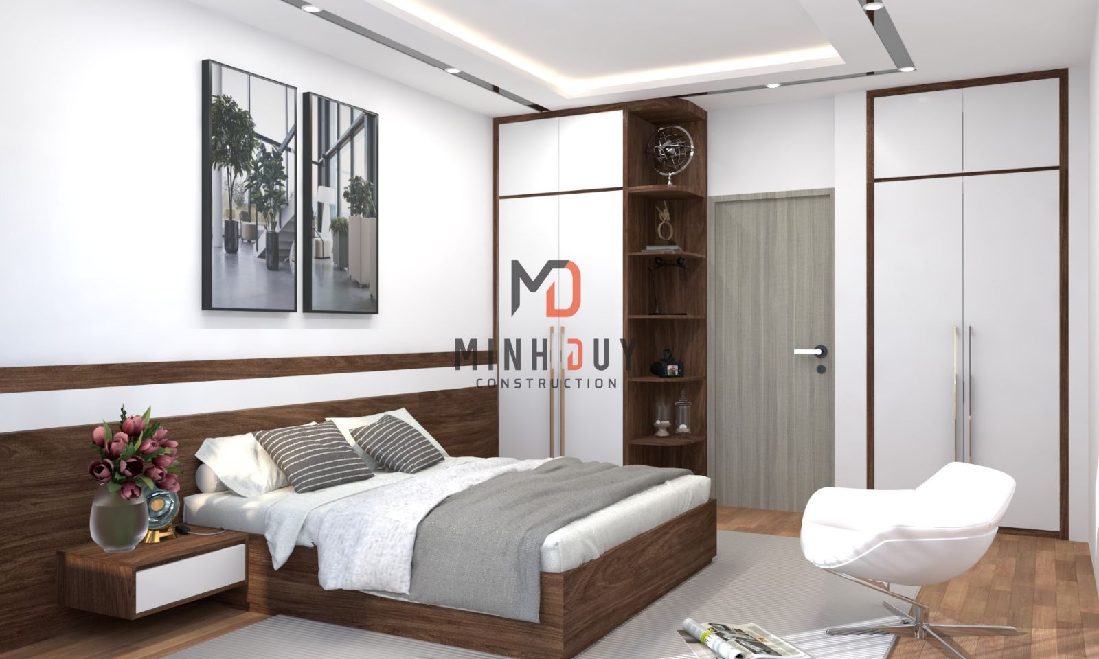 Mẫu thiết kế nội thất nhà phố từ Xây Dựng Minh Duy