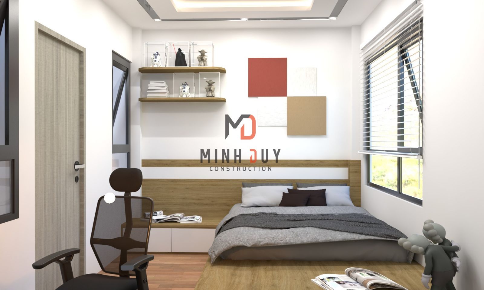 Mẫu thiết kế nội thất nhà phố từ Xây Dựng Minh Duy