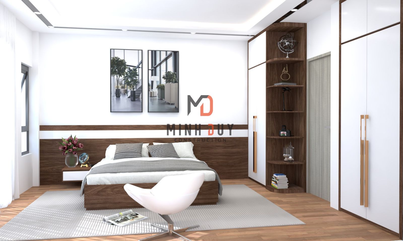 Mẫu thiết kế nội thất nhà phố từ Xây Dựng Minh Duy