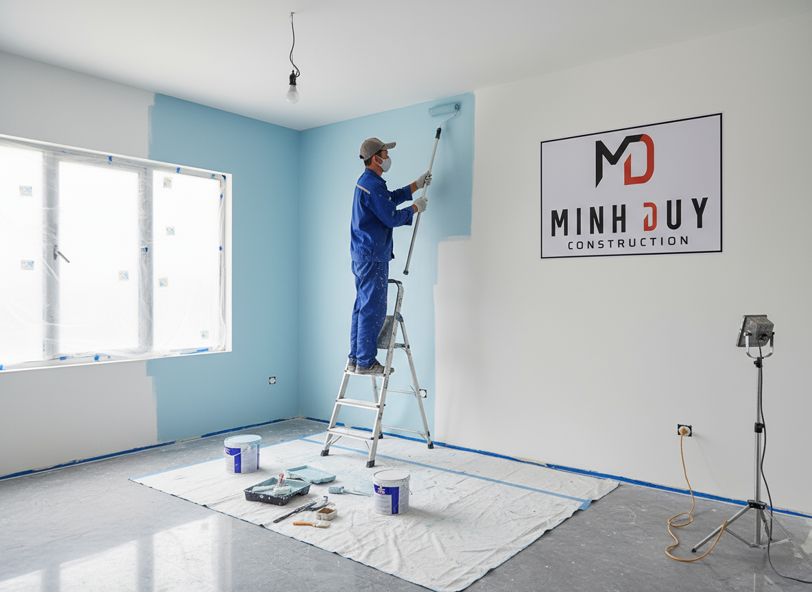 Sơn nhà trọn gói bao gồm những gì?