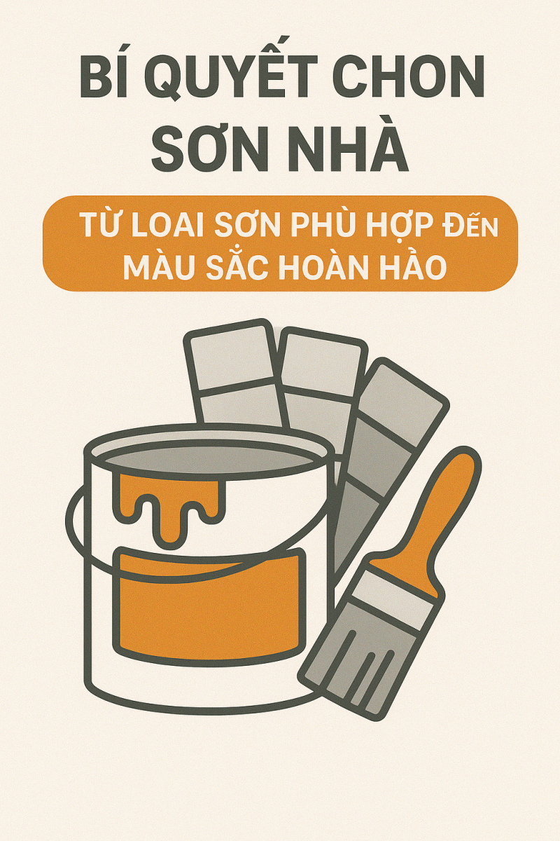 Bí quyết chọn sơn nhà