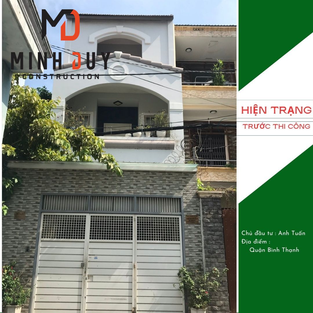 Sửa chữa nhà phường 25 quận bình thạnh - Xây Dựng Minh Duy