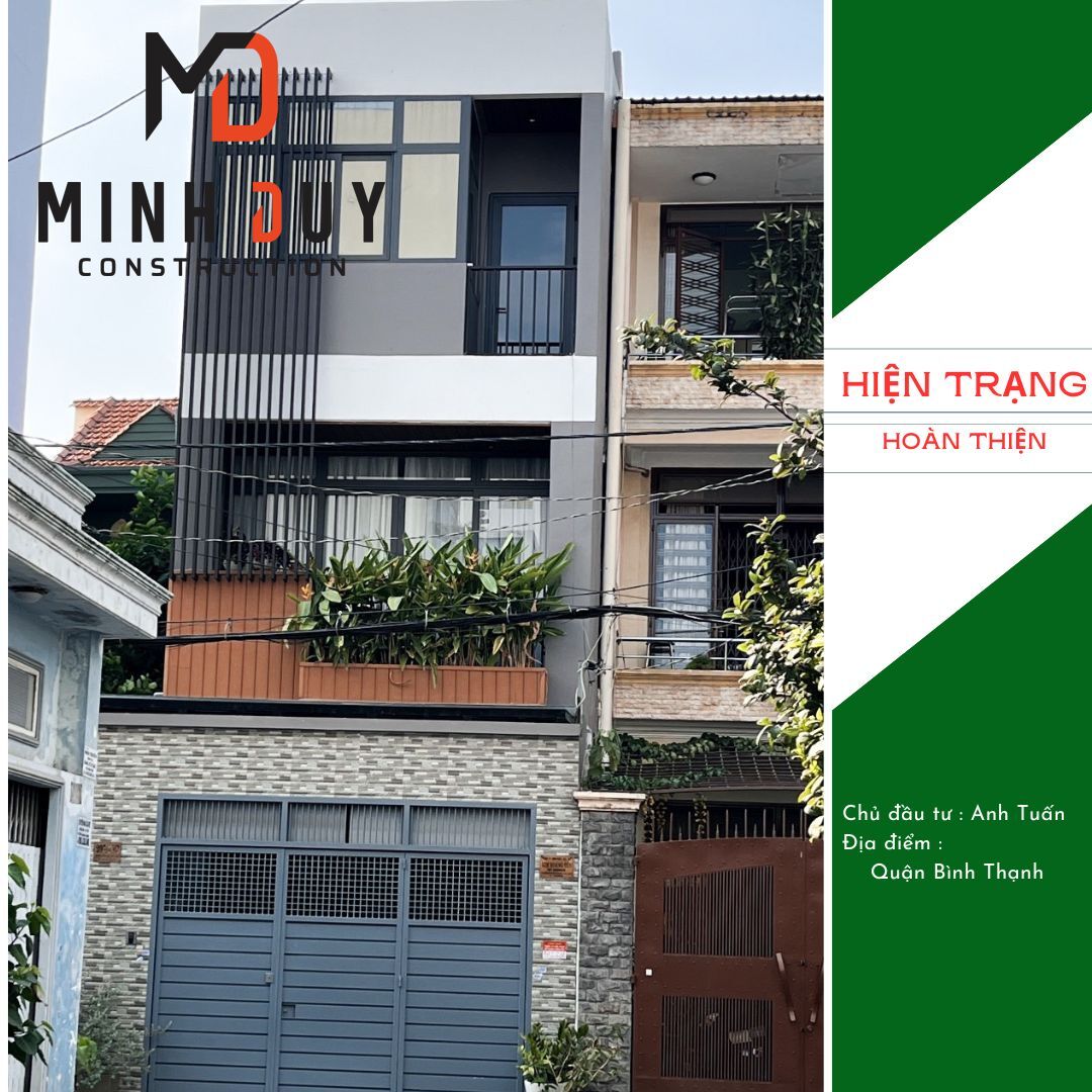 Sửa chữa nhà phường 25 quận bình thạnh - Xây Dựng Minh Duy
