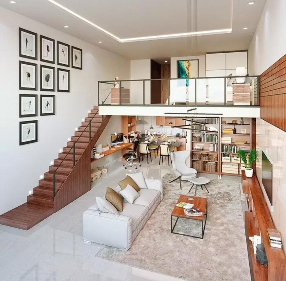 Mẫu gác lửng tối giản, đa năng