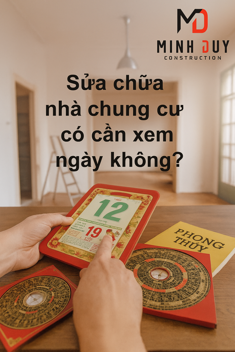 sửa nhà chung cư có cần xem ngày không?