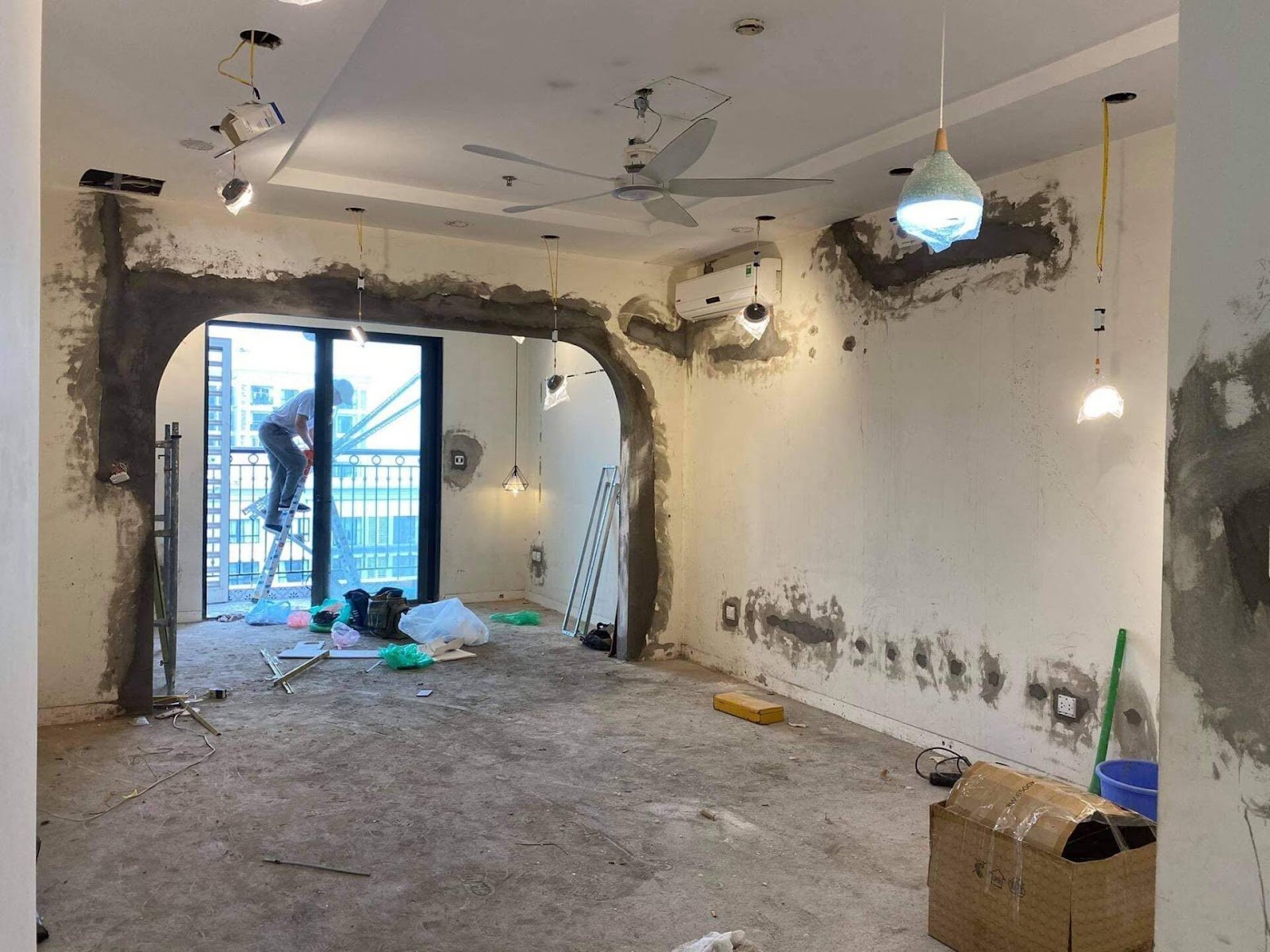 Tường ngăn chung cư