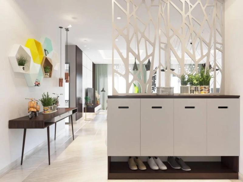 Sử dụng vách ngăn ảo thay thé