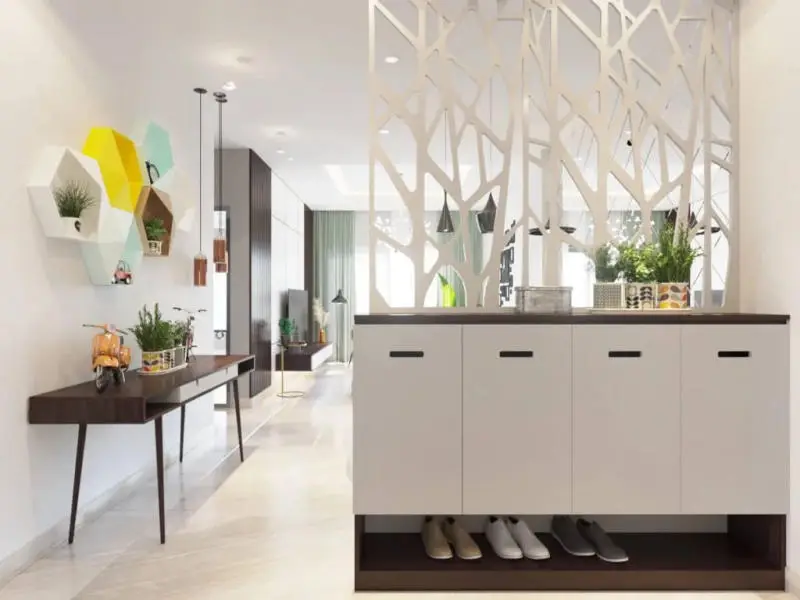 Sử dụng vách ngăn ảo thay thé