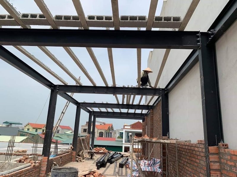 Nâng tầng bằng kết cấu thép