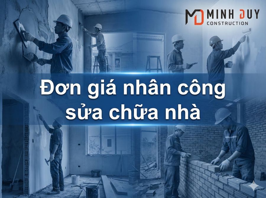đơn giá nhân công sửa chữa nhà