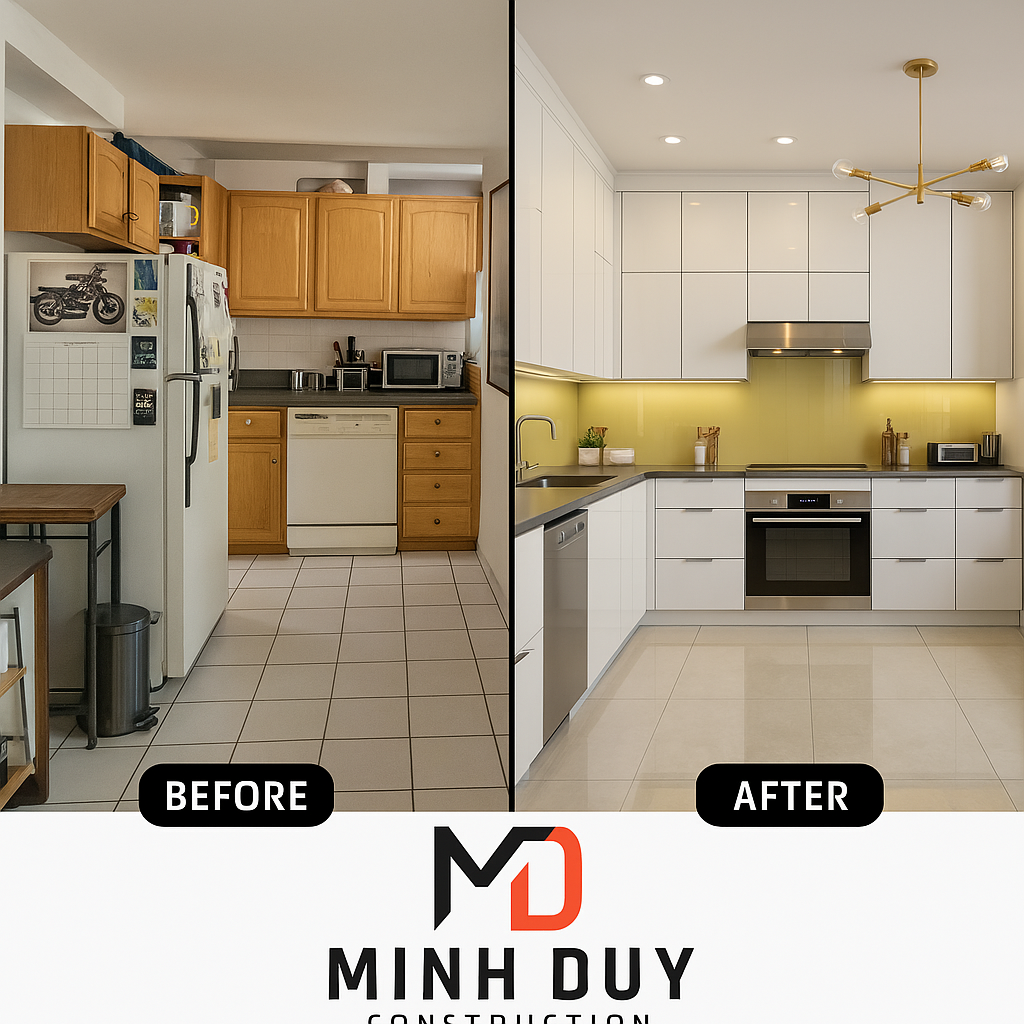 Dịch vụ cải tạo bếp trọn gói tại Xây Dựng Minh Duy