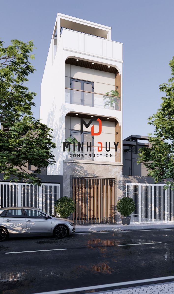 Mẫu nhà ống 3 tầng rưỡi đẹp mê ly cho năm 2023