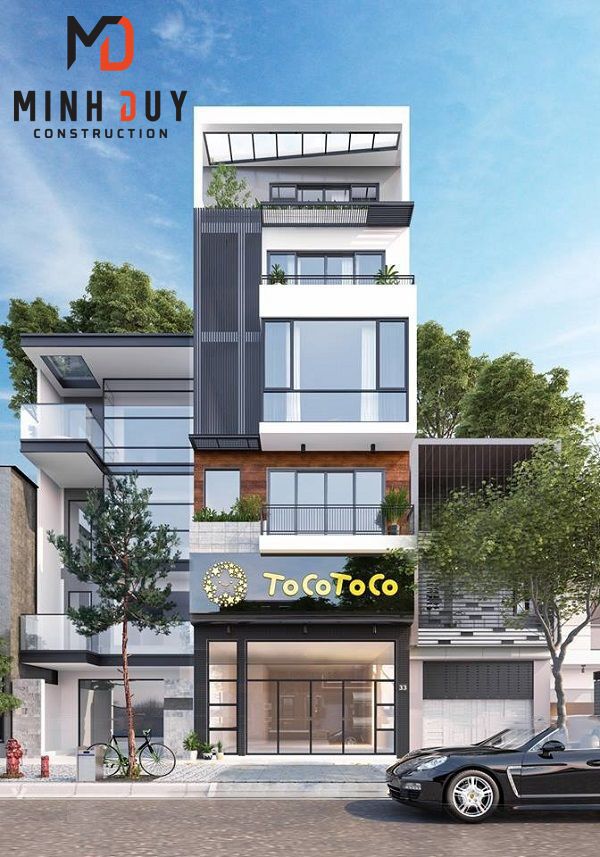 Mẫu nhà 4 tầng đẹp - Xây Dựng Minh Duy