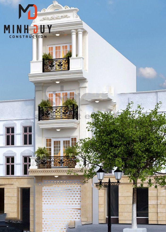 Mẫu nhà 4 tầng đẹp - Xây Dựng Minh Duy